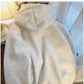 Fashionable cartoon embroidered hooded sweatshirt for women      S4934