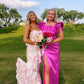 Beautiful Light Pink/Hot Pink Long Prom Dress       S3823