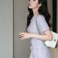 purple skirt dress short skirt women's new clothing     S3460