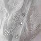 Embroidered Puff Sleeve A-Line Cake Dress for Women     S4324