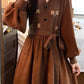 Plus size design long skirt French dress    S3457