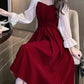 red dress for weddings, evening gowns homecoming dresses    S3452