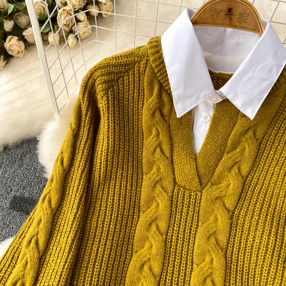 sweater for women knitted sweater top        S4120