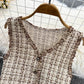 vest for women short vest V-neck jacket top       S4227