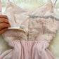 Sweet Spagheti Strap Dress, Gentle Dress, Temperament Long Dress, A Line Swing Dress,pink Cute Dress      S4406