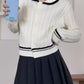 knitted cardigan sweater jacket     S4757
