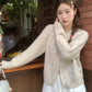 New short sweater soft long sleeve cardigan sweater     S3397