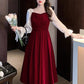red dress for weddings, evening gowns homecoming dresses    S3452