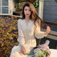 new style beautiful dres long-sleeved fairy skirt long skirt    S3468