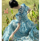 French design puff sleeve dress for women new style     S3429