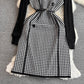 knitted dress sweater dress long-sleeved skirt with coat    S4232