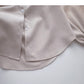 Collegiate lace up Lapel shirt casual long sleeve top     S2535
