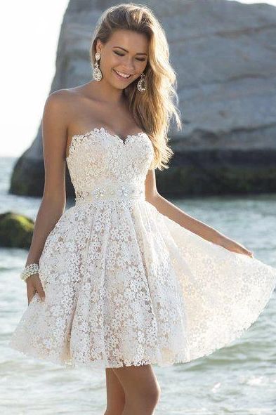 Short Homecoming Dress , Popular Short Prom Dress ,Short Wedding Dress       S3140