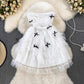 sweet bow tube top dress for women design princess dress        S4344