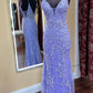 Lace Appliques Mermaid Straps Long Formal Dress      S3639