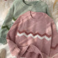 Sweater Round Neck Long-sleeved Sweater      S4368