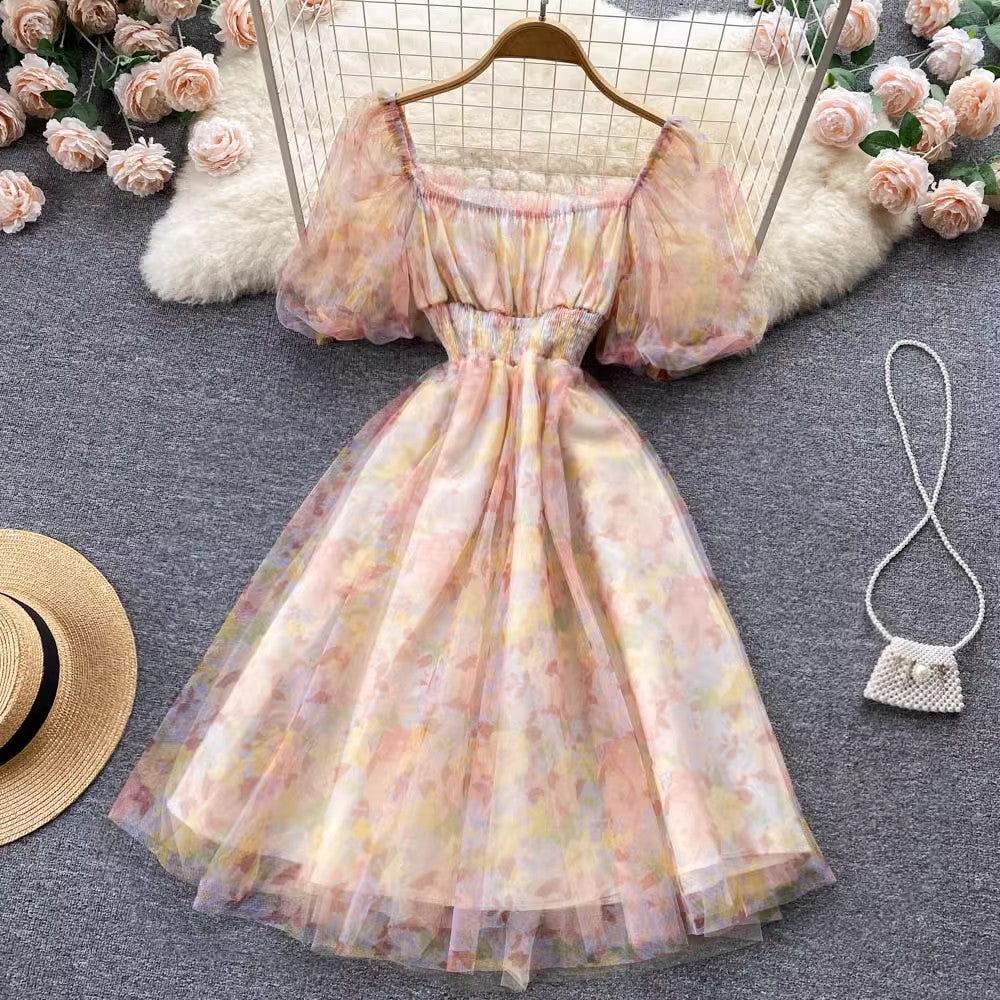 new floral sweet little fairy dress    S4494