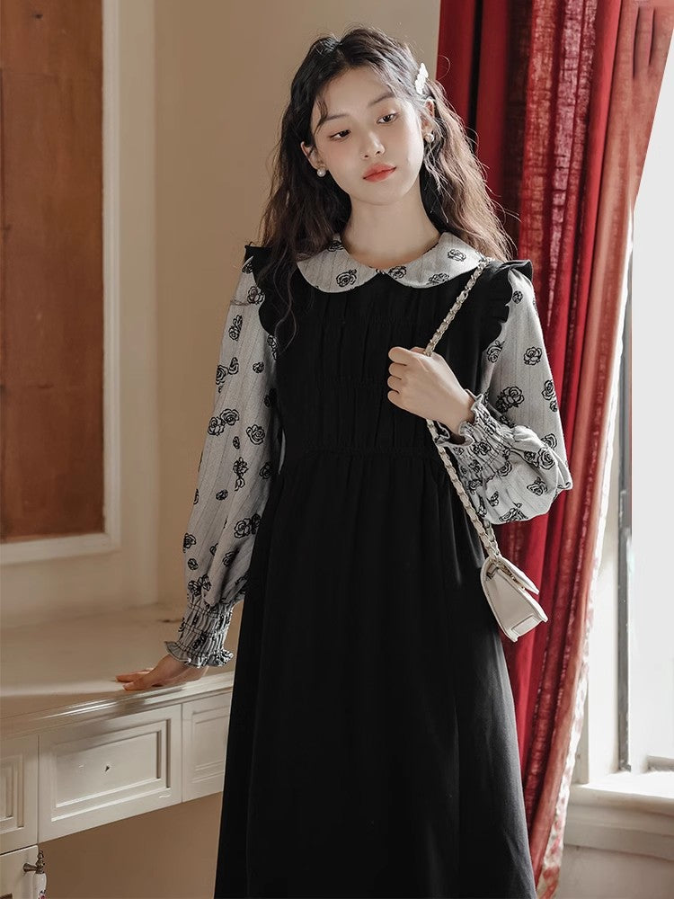 Women's Long Sleeve Dress    S3463