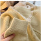 French lace V-neck sweater for women knitted shirt      S4860