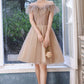Cute tulle short A line prom dress party dress      S3225