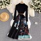 chic new style pleated knitted dress     S4561