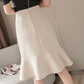 Cute A line chiffon irregular skirt wrap hip skirt     S2821