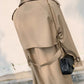 Khaki coat for women new style coat      S3427