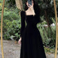 black dress for women new velvet long skirt      S3456