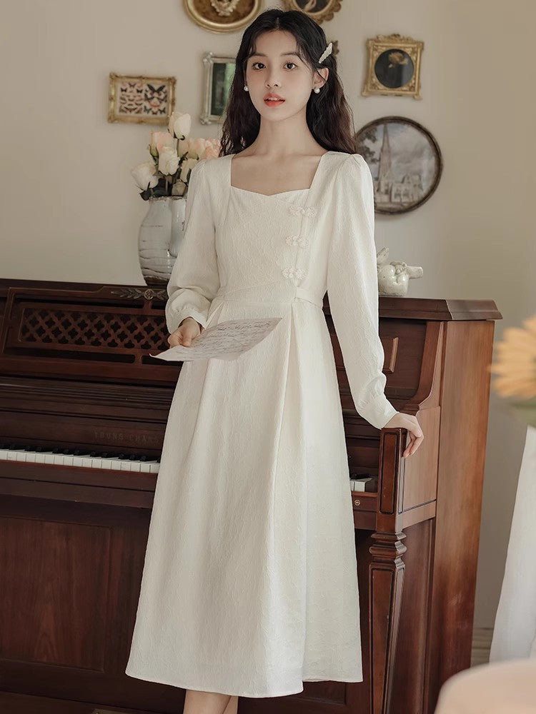 2023 New Women's Clothing Long Sleeve Dress     S3461