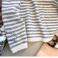 Fashionable embroidered round neck knitted cardigan for women     S4877