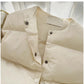 Solid color cotton vest for women winter new sleeveless vest jacket      S5007