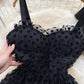 Black Mesh Suspender Polka-dot Tutu Skirt    S4456