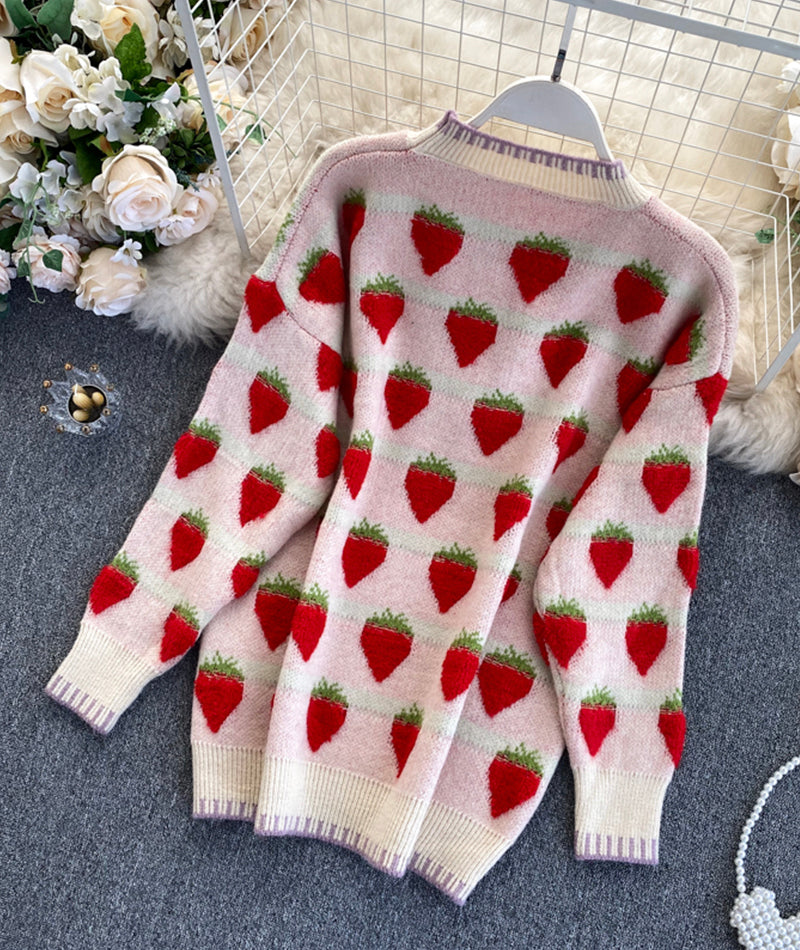 Sweet Strawberry Sweater      S4377