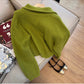Autumn soft sweater jacket for women knitted cardigan     S4844