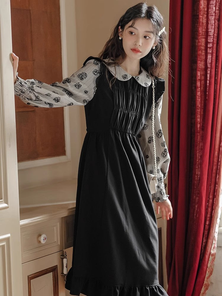 Women's Long Sleeve Dress    S3463