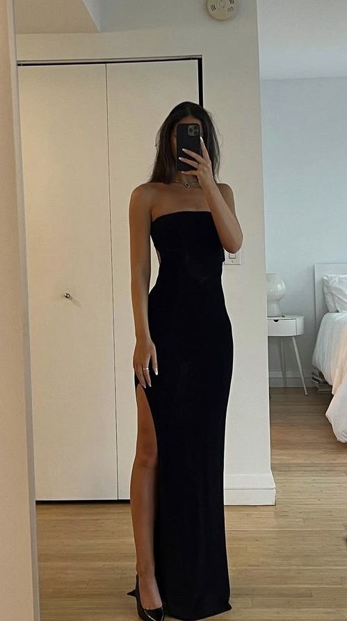 Black Mermaid Long Prom Dresses     S3260