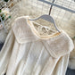 Cute Lapel Sweater Long Sleeve Sweater      S4378