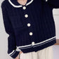 knitted cardigan sweater jacket     S4757