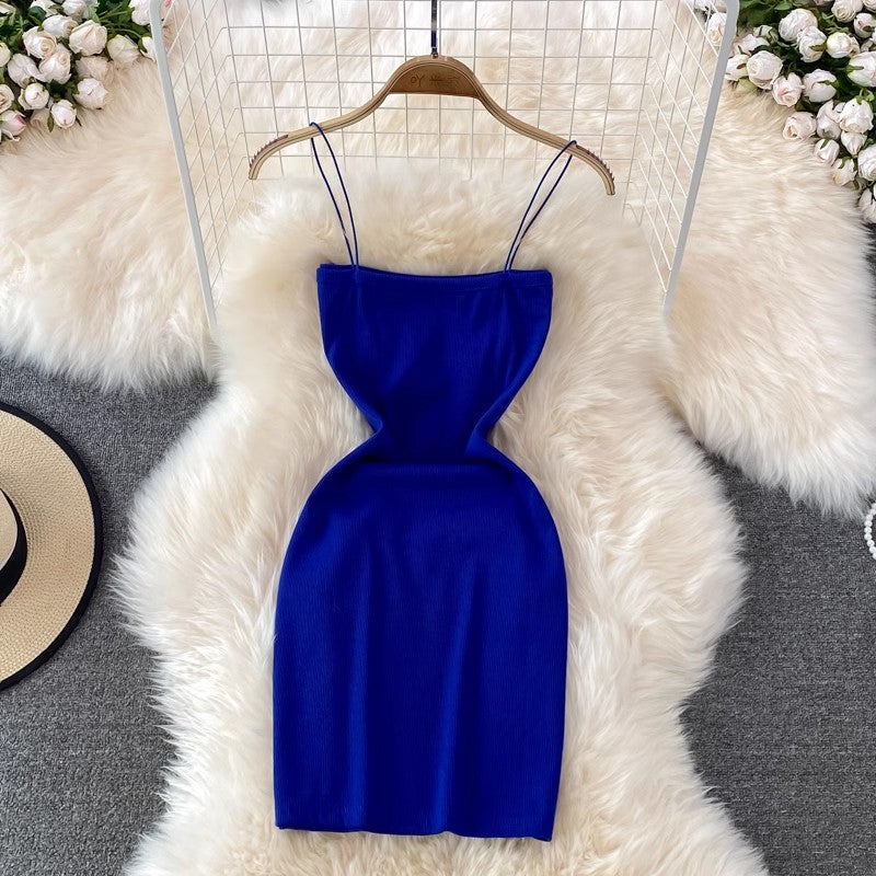 Summer new style solid color dress     S4293