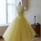 Tulle Beads Short Prom Dress, Puffy Homecoming Dress          S3016