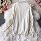 Unique Round Neck Long Sleeve Sweater    S4373