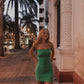 Green Short Party Prom Dress Elegant Evening Dresses     S3368