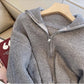 Autumn soft sweater jacket for women knitted cardigan     S4844