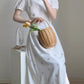 white square neck dress for women beautiful long dress      S3455