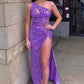 Sparkly Sequins Cut-Out Long Prom Dress      S3646