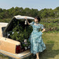 French design puff sleeve dress for women new style     S3429