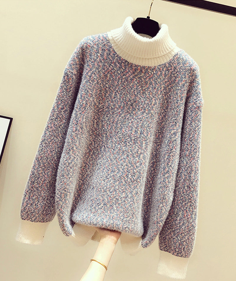 Sweater Cute Turtleneck Sweater    S4372