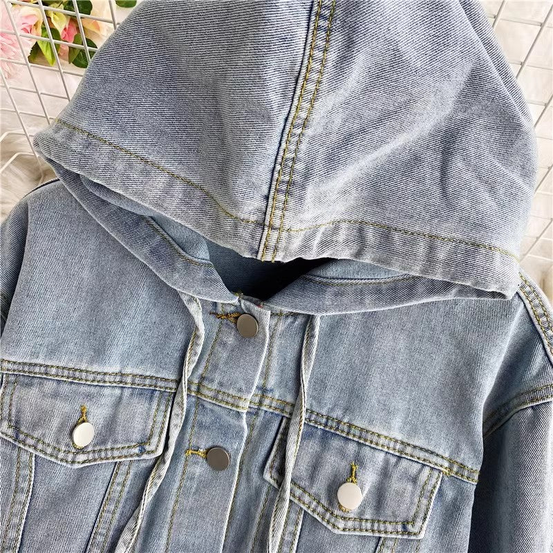 New Denim Jacket Women's Jacket Long Sleeve Top     S4130