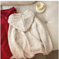 Knitted Sweater Women's 2024 Spring New Long-Sleeved Sweater Jacket       S4911