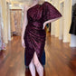 High-Low Sequins Cocktail Dress Prom Party     S3155